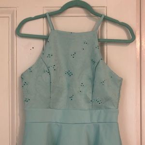 beautiful blue dress